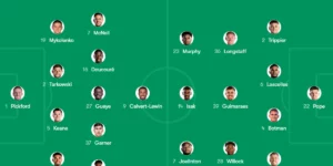 everton f.c. vs newcastle united f.c. lineups