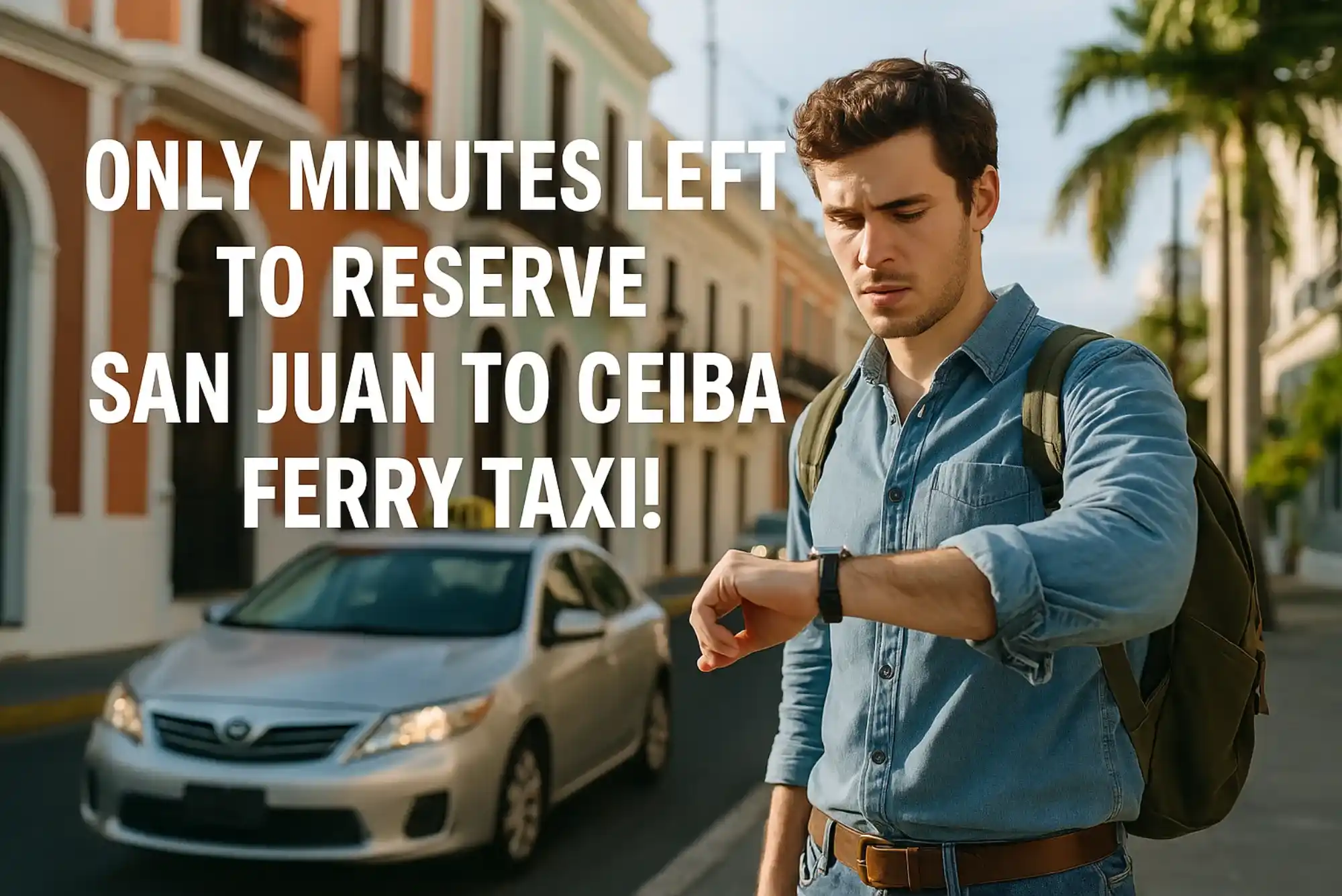 Only Minutes Left to Reserve San Juan to Ceiba Ferry Taxi!