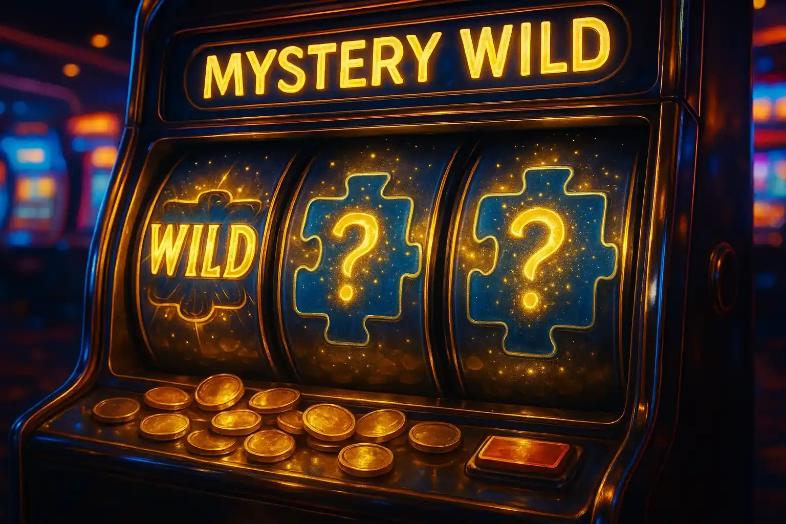 What is a mystery wild overlay in slots