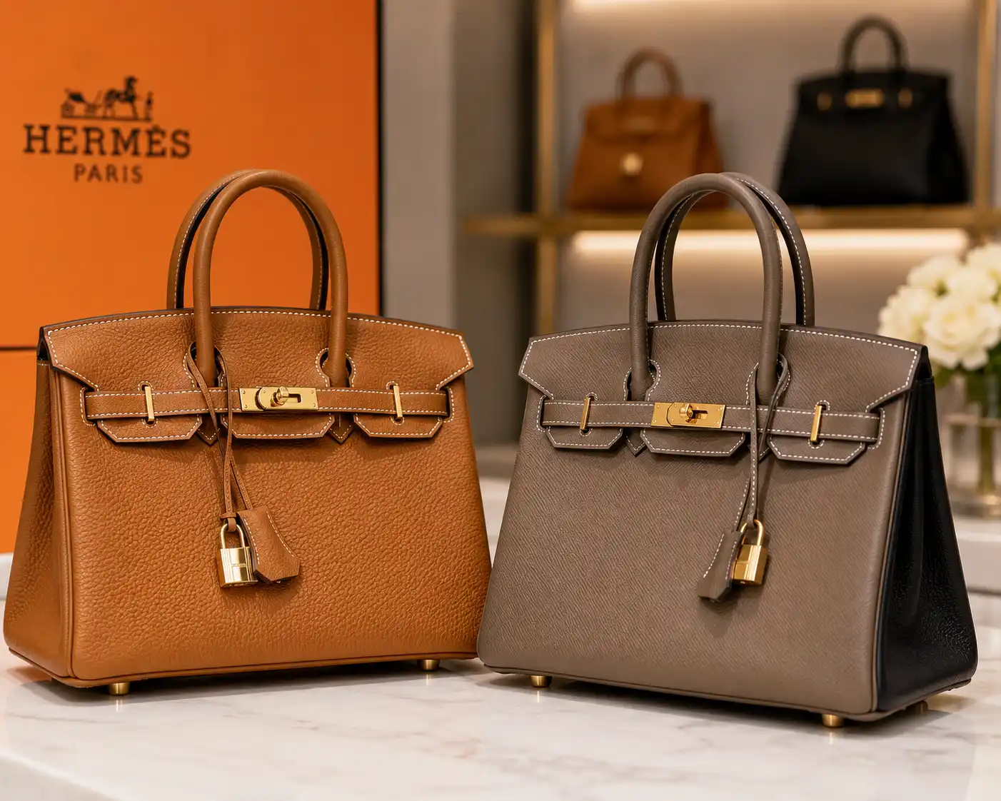 Hermès Birkin 25 luxury handbag fashion accessory